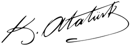 Mustafa Kemal Atatürk signature