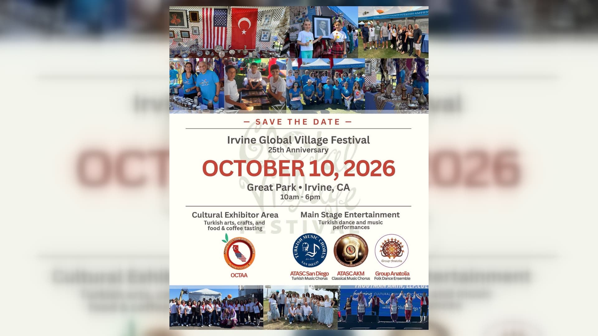 OCTAA Turkish cultural booth at Irvine Global Village Festival