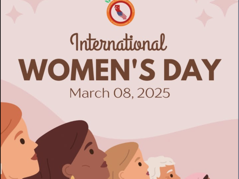 International Women's Day hike celebration collage